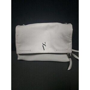 Simply Vera Vera Wang Sintra Gray Crossbody Handbag Purse Chain Strap